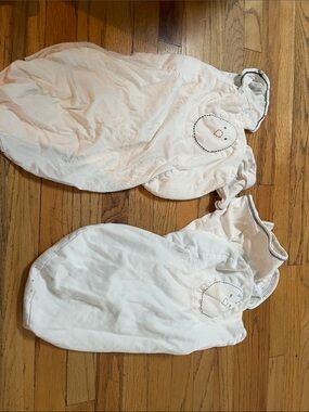 Nested bean weighted sleep sacks